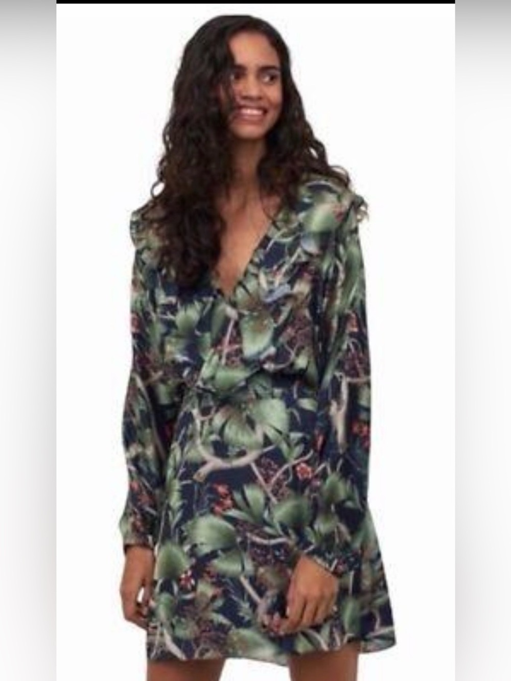 Johanna Ortiz for H&M Limited Designer Collaboration Botanical Mini Dress